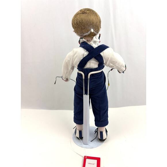 VTG Ashton Drake Galleries Patrick Porcelain Boy Doll 1995 Stand Original #93222 - Picture 7 of 16